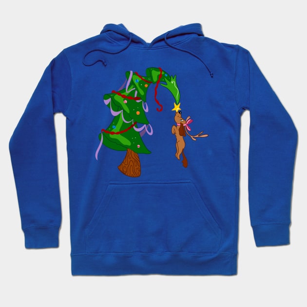 Christmas Star Hoodie by Megkeys Creations